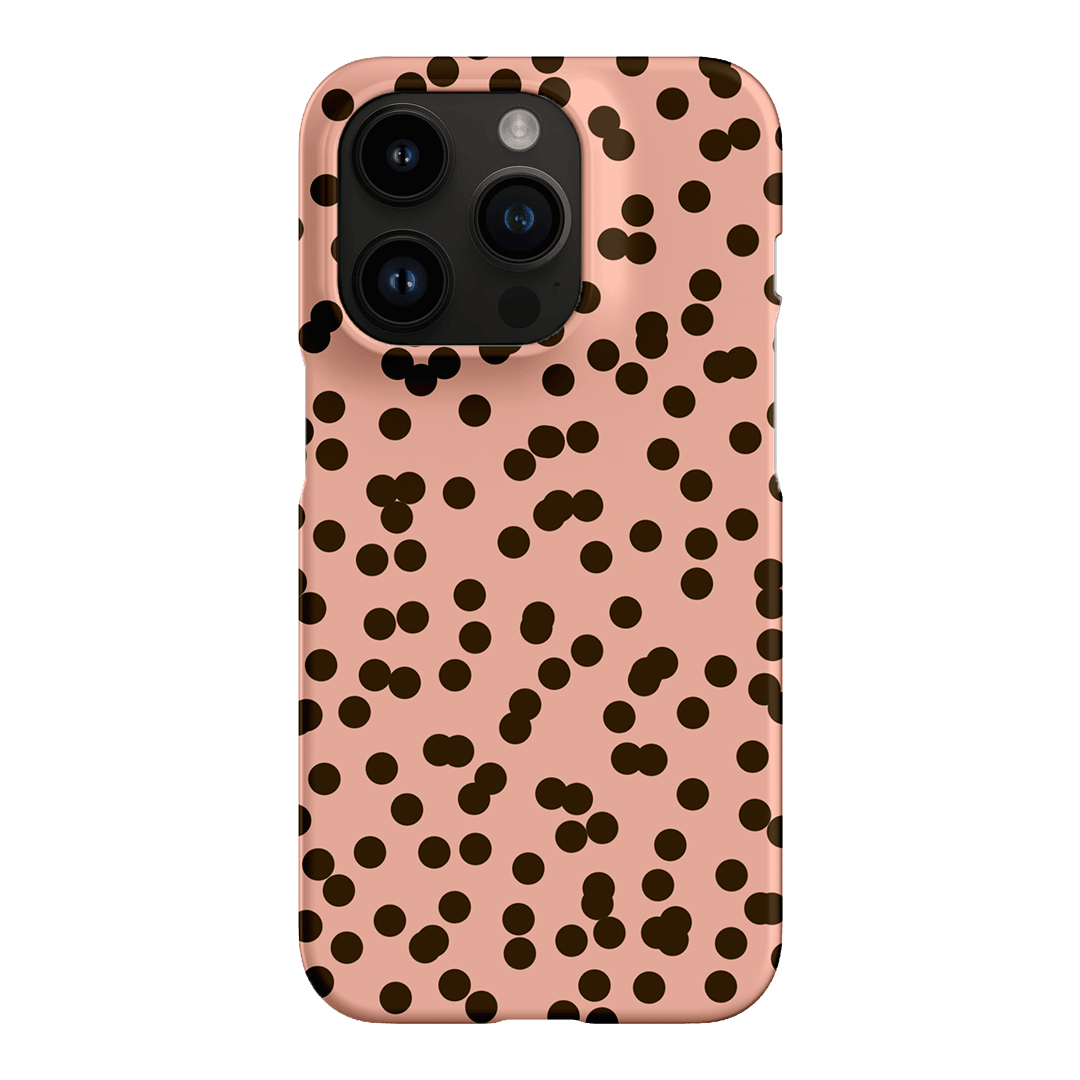 Mini Confetti Pink Chocolate Printed Phone Cases iPhone 14 Pro / Snap by Veronica Tucker - The Dairy