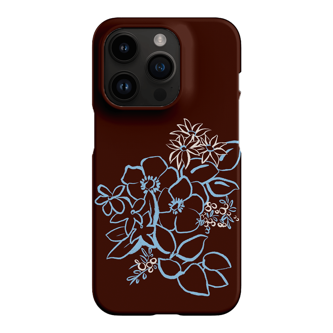 Mocha Posy Printed Phone Cases iPhone 14 Pro / Snap by Typoflora - The Dairy