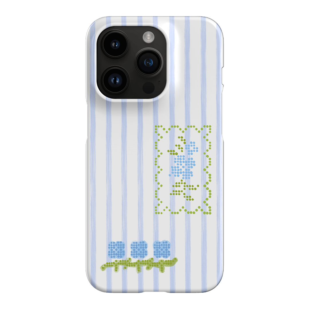 Patchwork Blue Printed Phone Cases iPhone 14 Pro / Snap by Kayla Carr - The Dairy