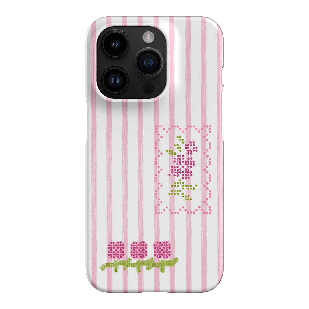 Patchwork Pink Printed Phone Cases iPhone 14 Pro / Snap by Kayla Carr - The Dairy