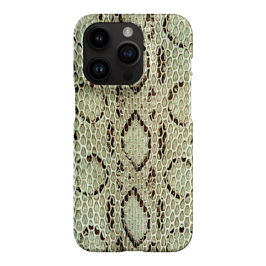 Pistachio Python Printed Phone Cases iPhone 14 Pro / Snap by The Dairy - The Dairy