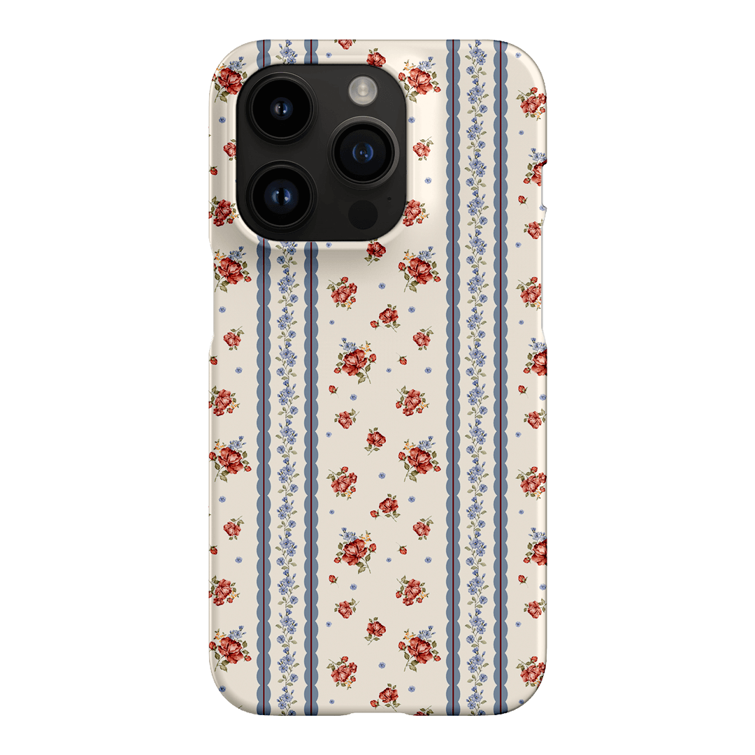 Rose Stripe Printed Phone Cases iPhone 14 Pro / Snap by Kasiags Art - The Dairy