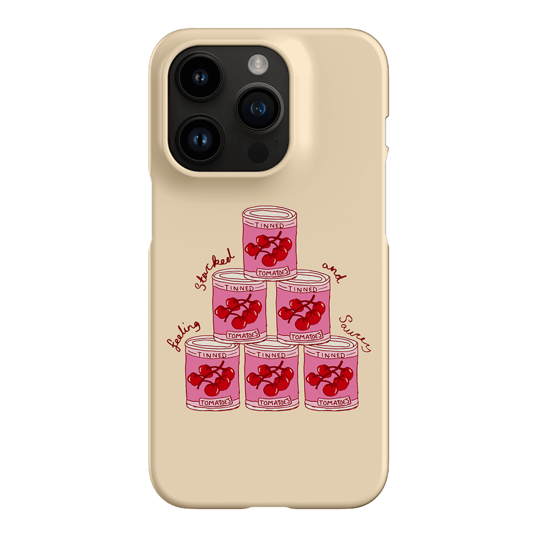 Saucy Supper Printed Phone Cases iPhone 14 Pro / Snap by The Dairy - The Dairy