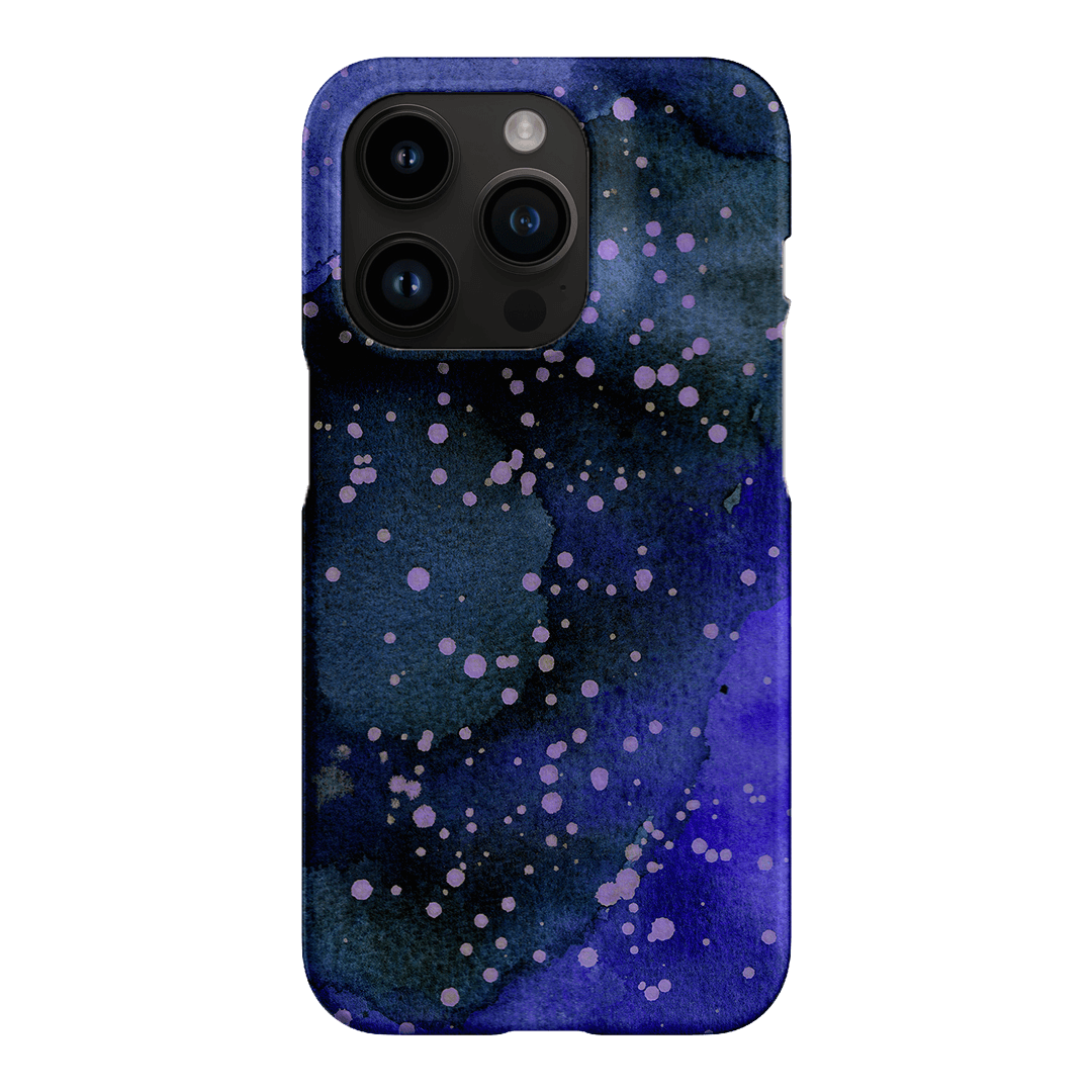 Spotty Navy Printed Phone Cases iPhone 14 Pro / Snap by The Dairy - The Dairy