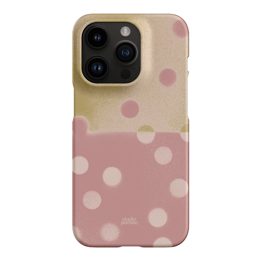 Strawberry Polka Dot Printed Phone Cases iPhone 14 Pro / Snap by Jasmine Dowling - The Dairy