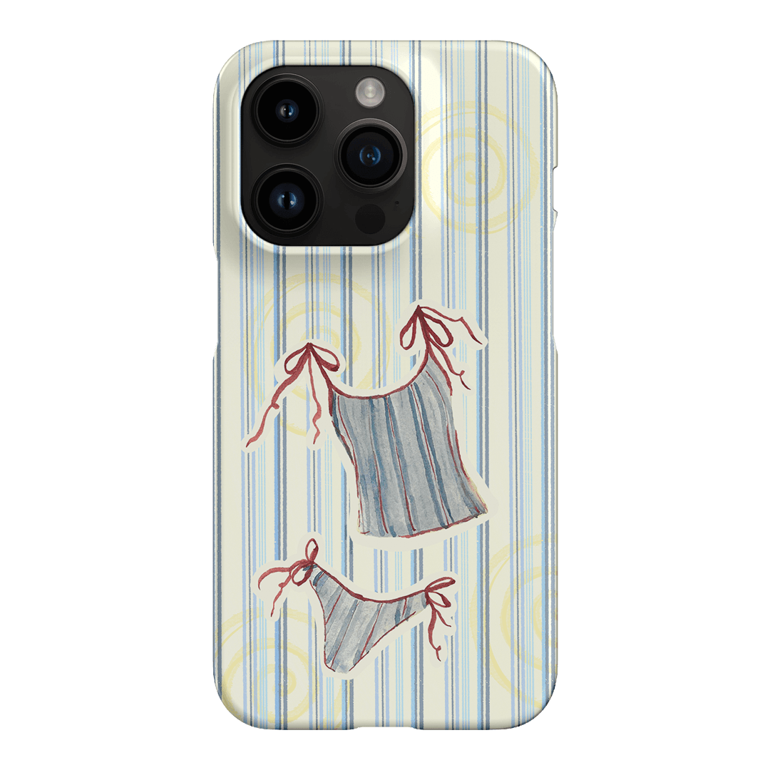Stripe Tankini Printed Phone Cases iPhone 14 Pro / Snap by Kayla Carr - The Dairy