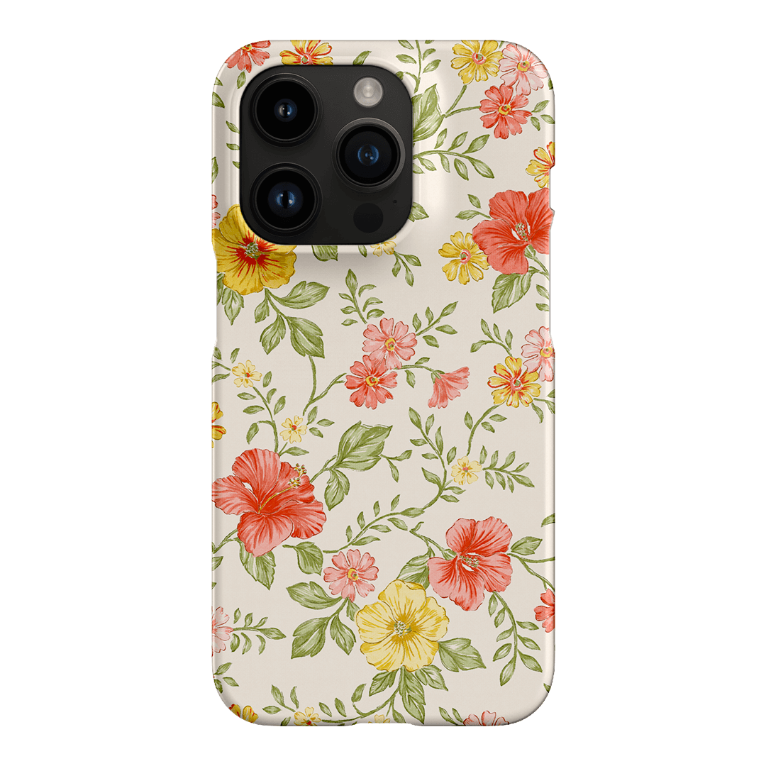 Hibiscus Printed Phone Cases iPhone 14 Pro / Snap by Oak Meadow - The Dairy