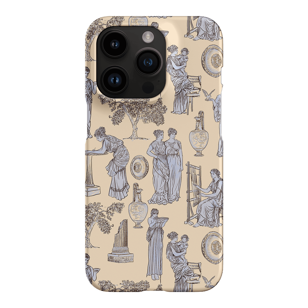 Symposium Alabaster Printed Phone Cases iPhone 14 Pro / Snap by Veronica Tucker - The Dairy