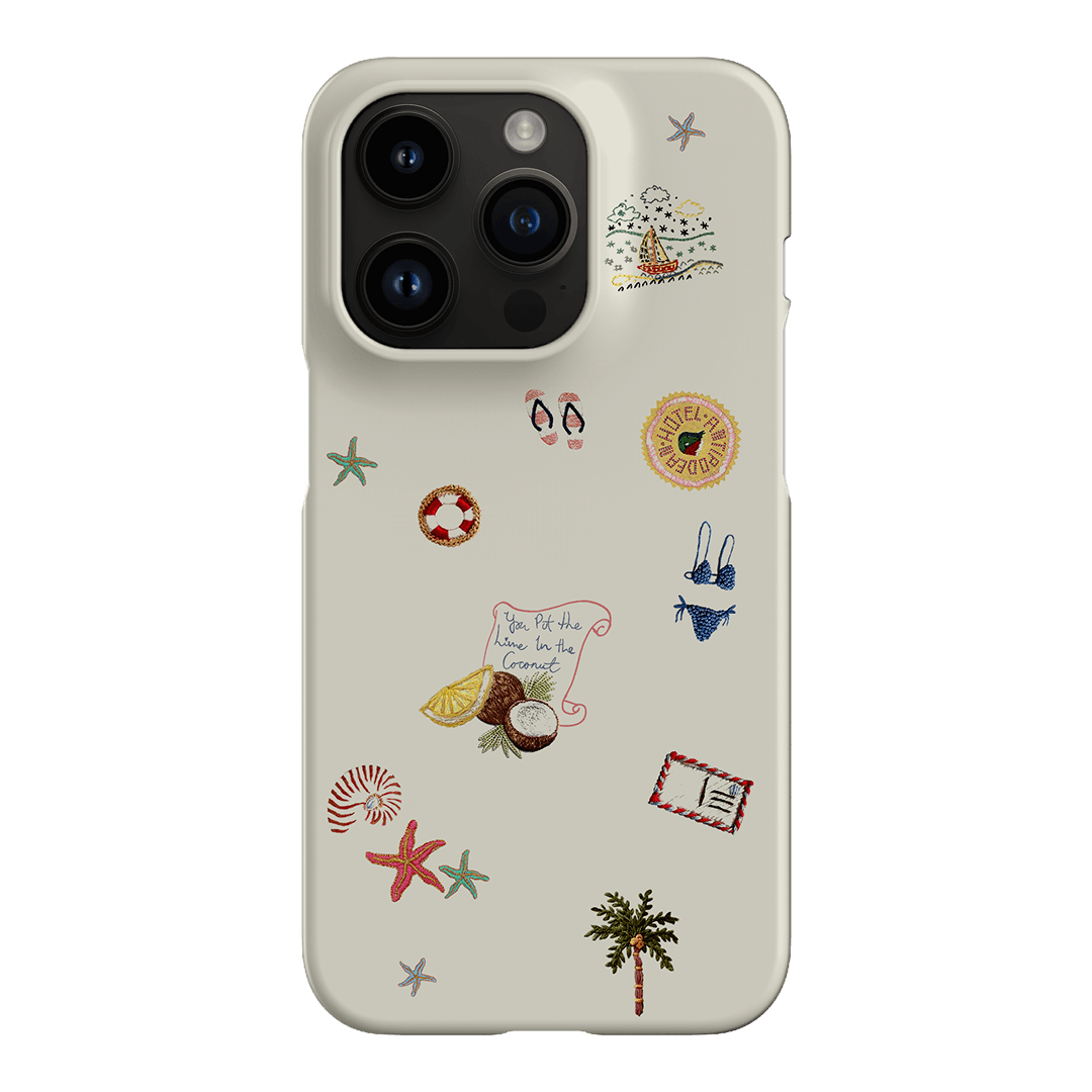 Vacay All Day Cream Printed Phone Cases by Antipodean - The Dairy