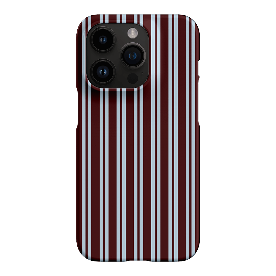 Varsity Stripes Printed Phone Cases iPhone 14 Pro / Snap by The Dairy - The Dairy