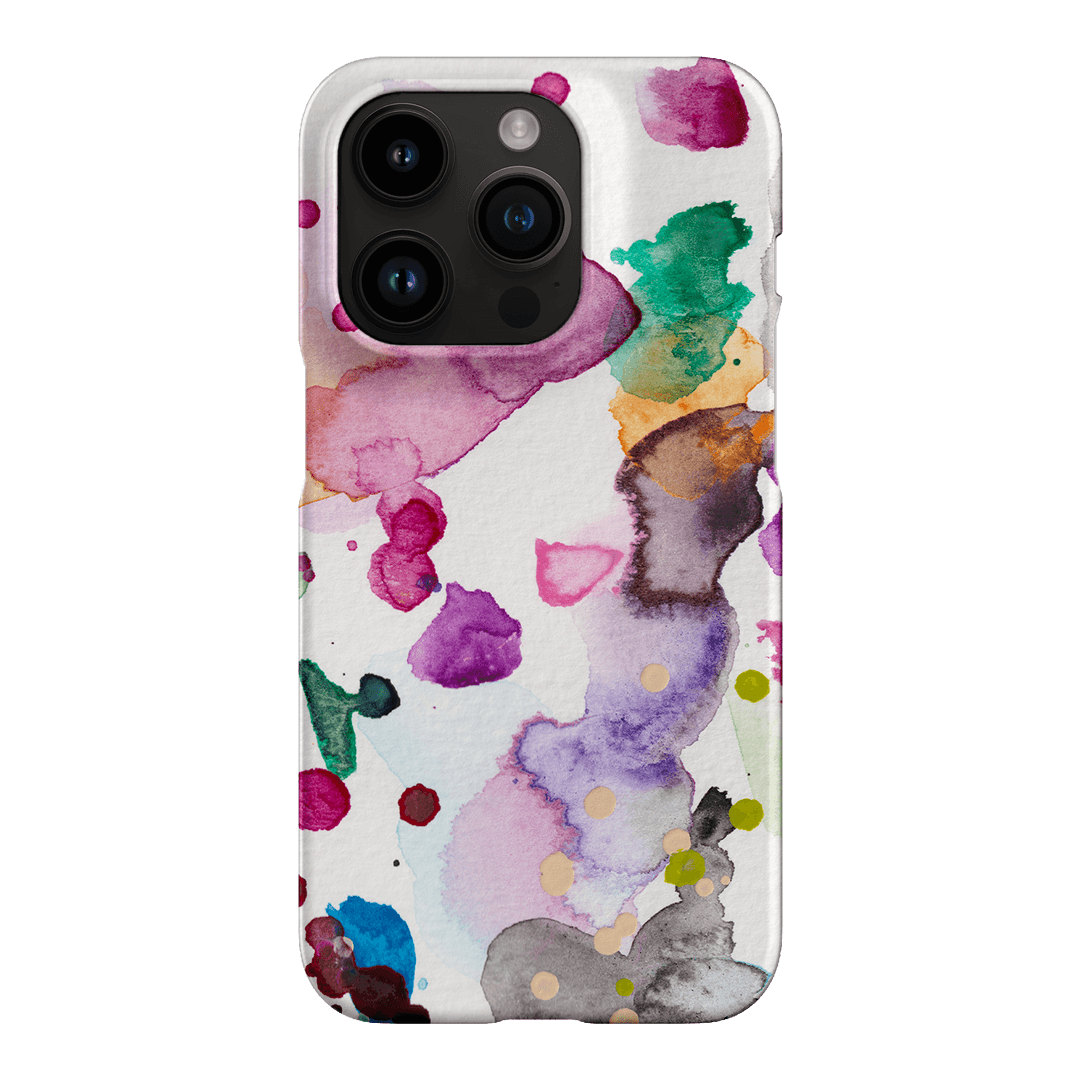 Watercolour Palette Printed Phone Cases iPhone 14 Pro / Snap by The Dairy - The Dairy