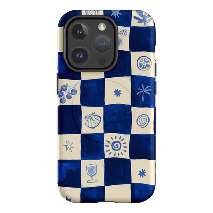 Afternoon Mezze Azure Printed Phone Cases iPhone 14 Pro / Armoured MagSafe by Charlie Taylor - The Dairy