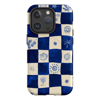 Afternoon Mezze Azure Printed Phone Cases iPhone 14 Pro / Armoured MagSafe by Charlie Taylor - The Dairy