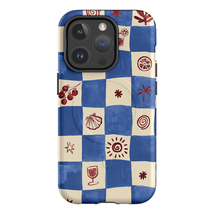 Afternoon Mezze Cornflower Printed Phone Cases iPhone 14 Pro / Armoured MagSafe by Charlie Taylor - The Dairy