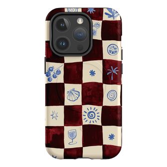 Afternoon Mezze Maroon Printed Phone Cases iPhone 14 Pro / Armoured MagSafe by Charlie Taylor - The Dairy