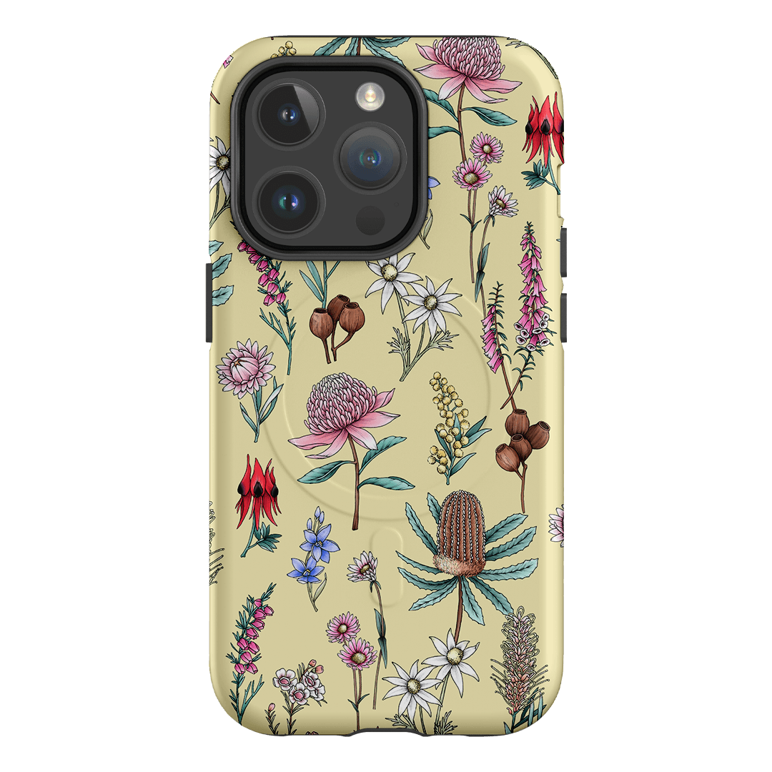 Banksia Butter Printed Phone Cases iPhone 14 Pro / Armoured MagSafe by Typoflora - The Dairy