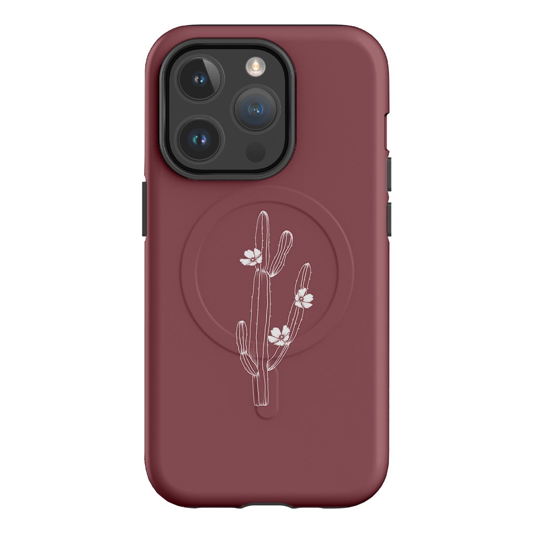 Cactus Flower Printed Phone Cases iPhone 14 Pro / Armoured MagSafe by Typoflora - The Dairy