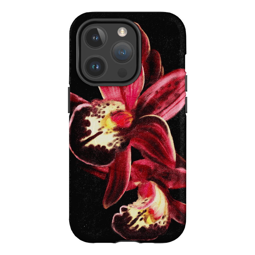 Deep Orchid Printed Phone Cases iPhone 14 Pro / Armoured MagSafe by Sally Hungerford - The Dairy