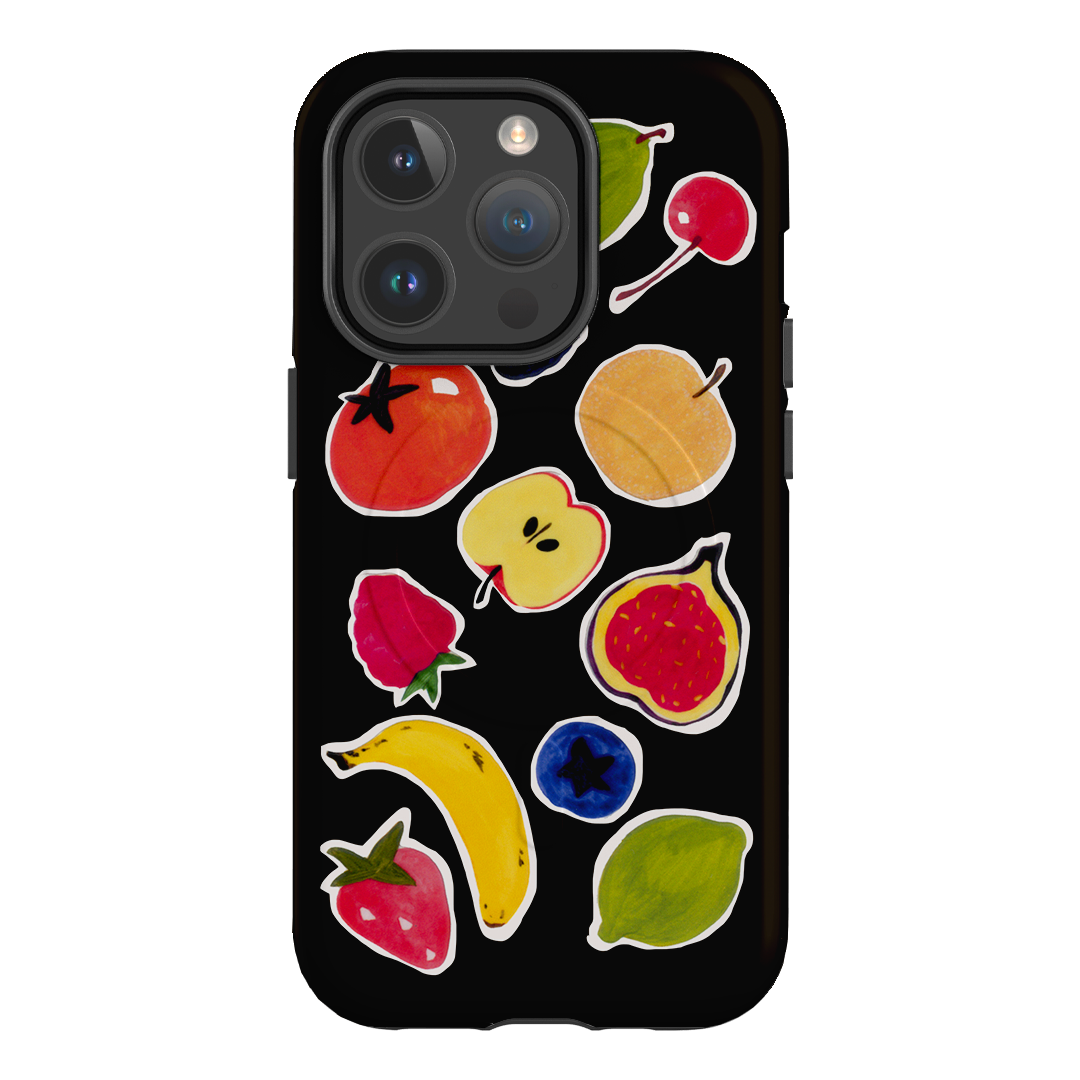 Fruit Stickers Printed Phone Cases iPhone 14 Pro / Armoured MagSafe by Studio Bon - The Dairy