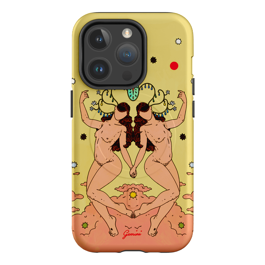 Gemini Season Printed Phone Cases iPhone 14 Pro / Armoured MagSafe by Easty Beasty - The Dairy