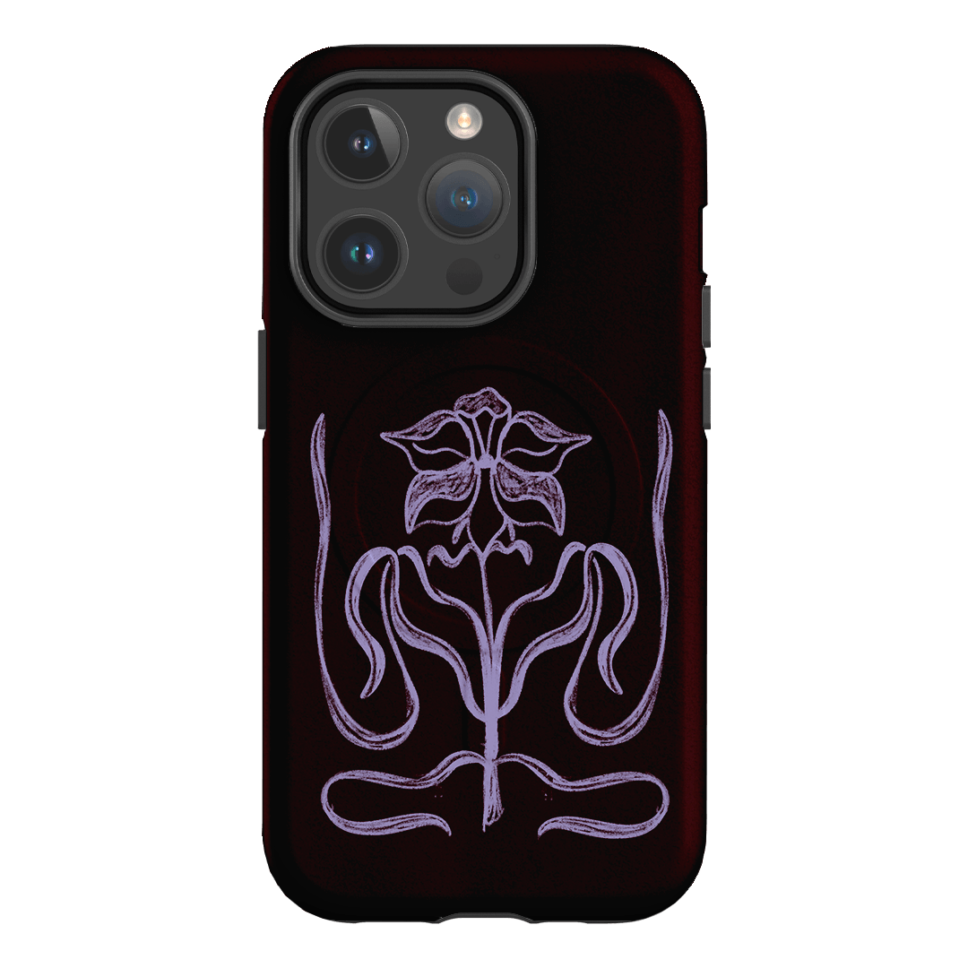 Growth Burgundy Printed Phone Cases by The Dairy - The Dairy
