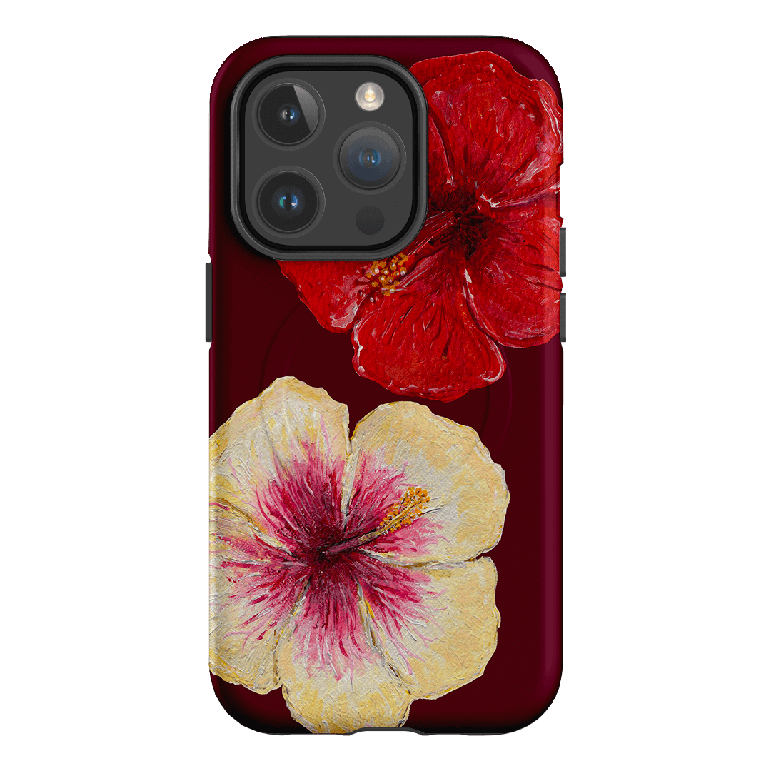 Hibiscus Flower Printed Phone Cases iPhone 14 Pro / Armoured MagSafe by BG. Studio - The Dairy