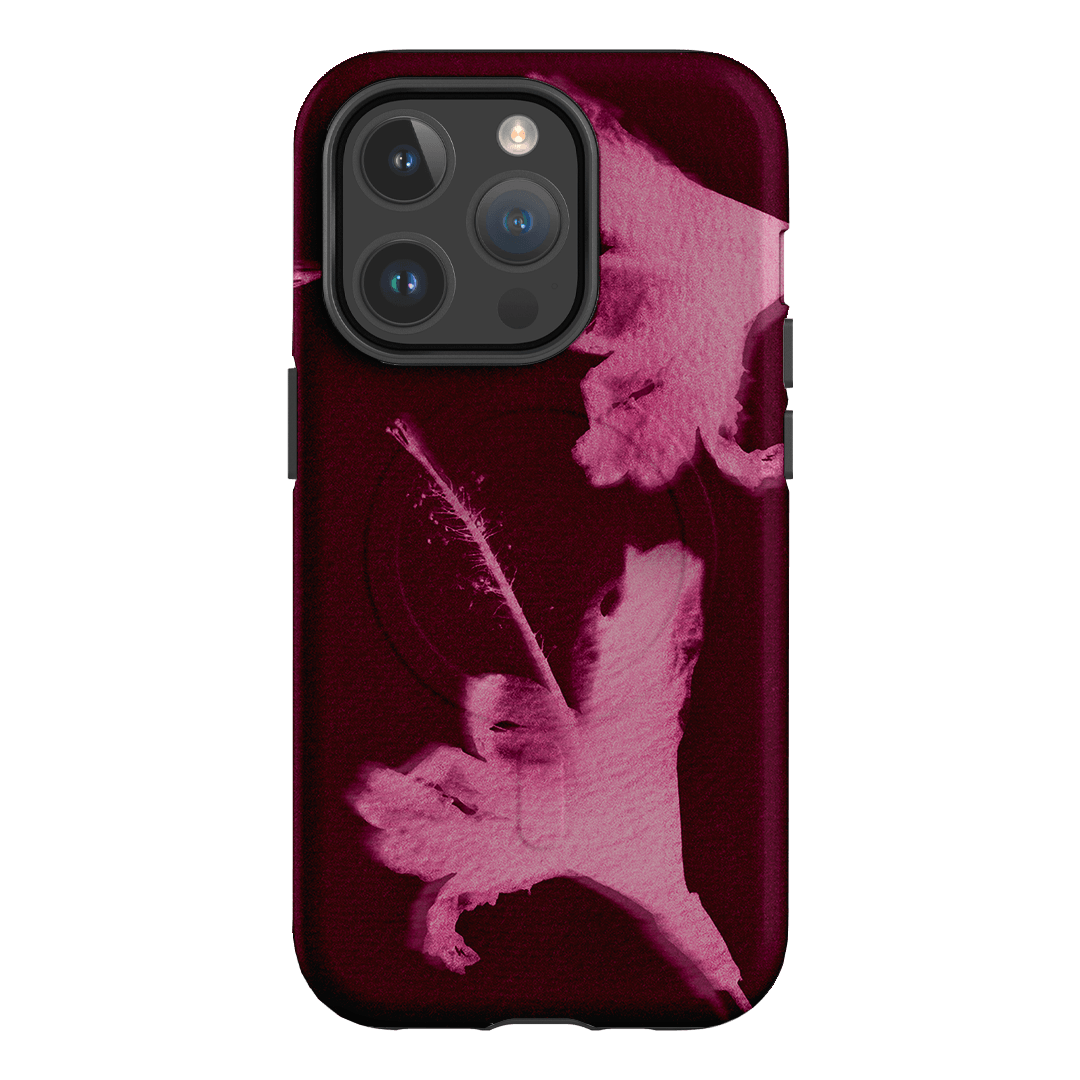 Hibiscus Glow Printed Phone Cases iPhone 14 Pro / Armoured MagSafe by Sally Hungerford - The Dairy