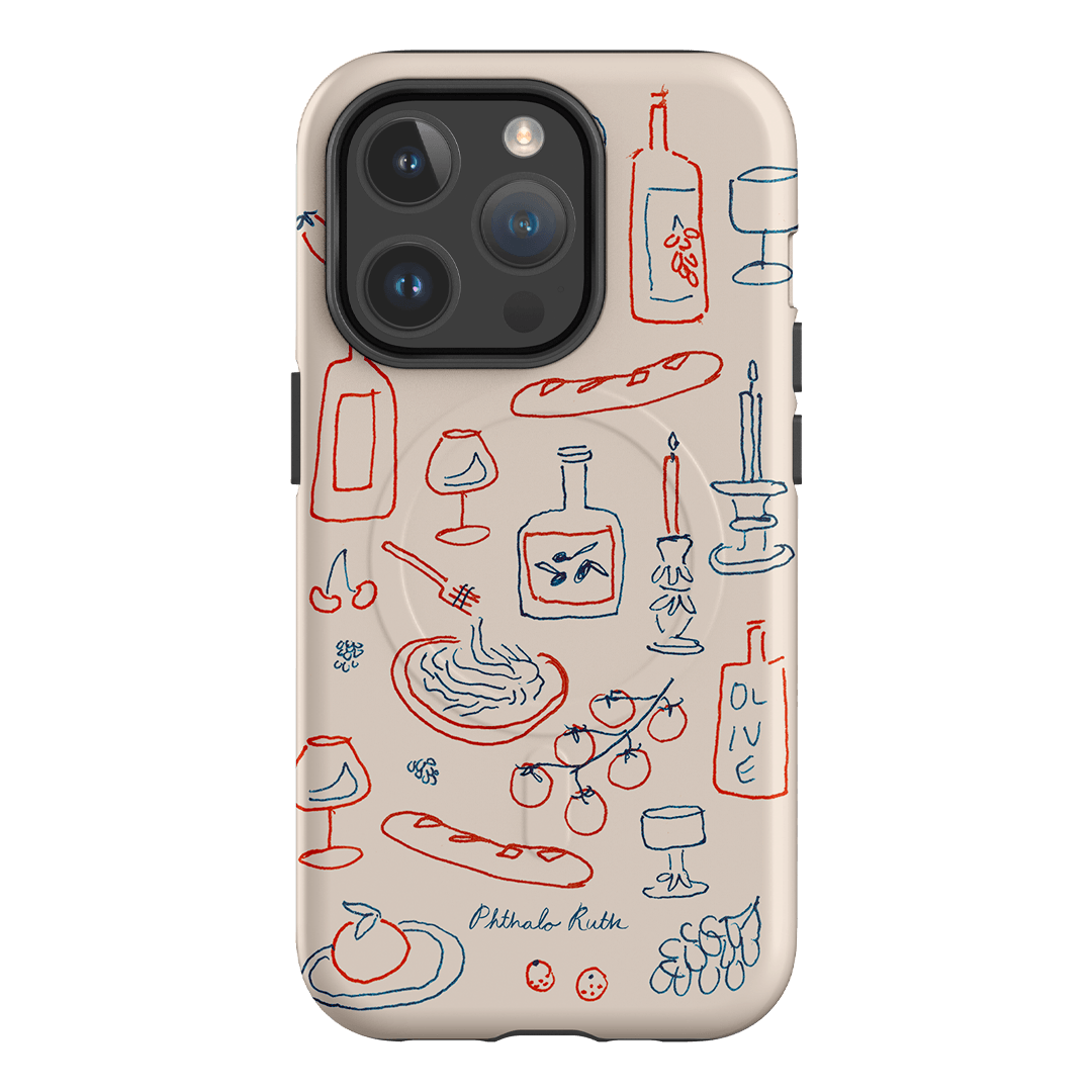 Italian Fare Printed Phone Cases iPhone 14 Pro / Armoured MagSafe by Phthalo Ruth - The Dairy