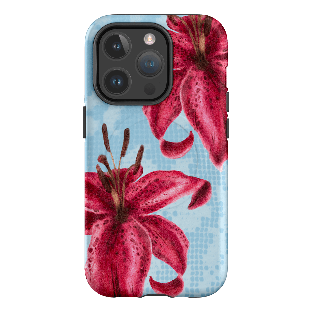 Lillies Printed Phone Cases iPhone 14 Pro / Armoured MagSafe by Sally Hungerford - The Dairy