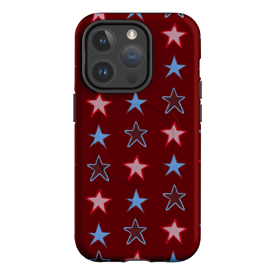 Lucky Stars Rouge Printed Phone Cases iPhone 14 Pro / Armoured MagSafe by BG. Studio - The Dairy