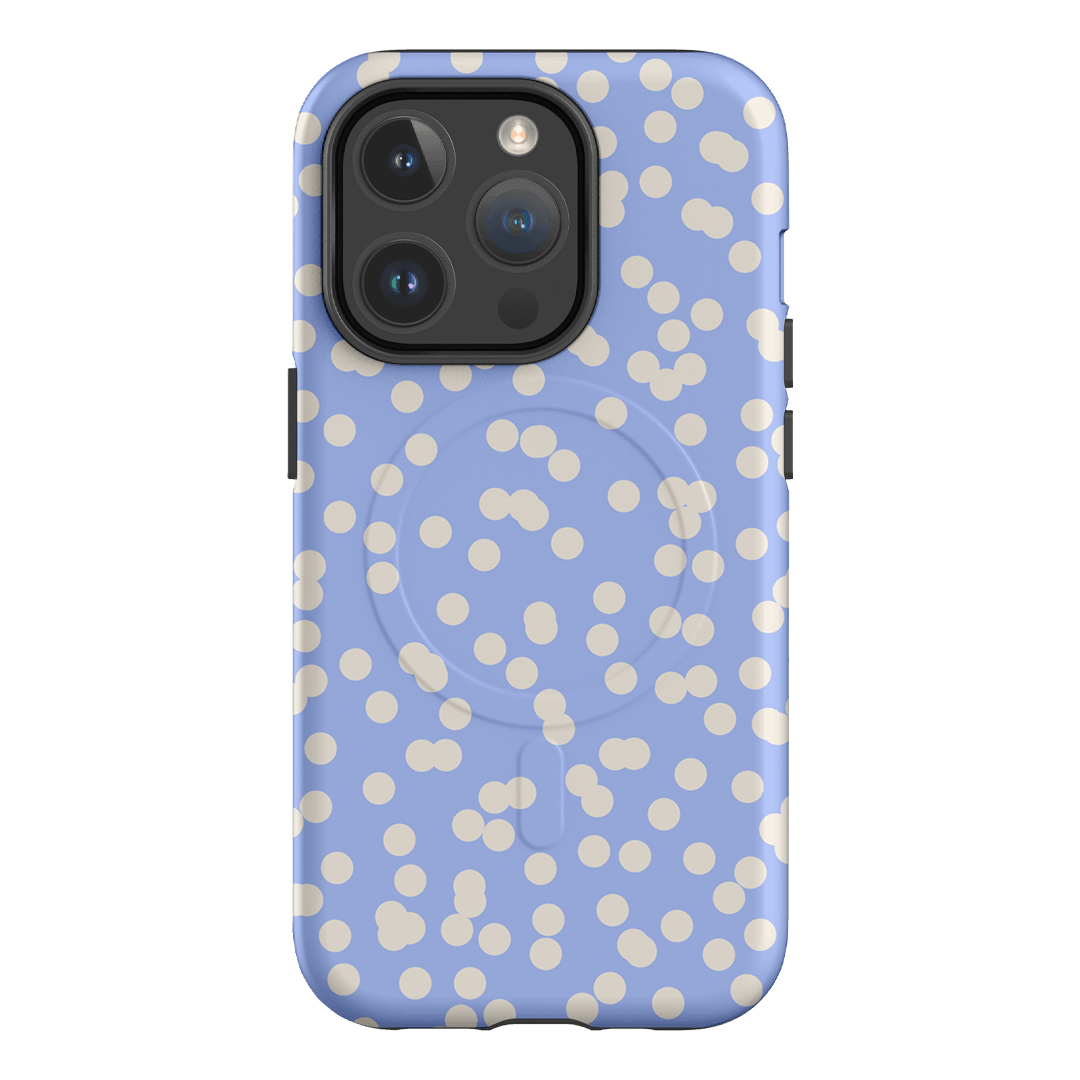 Mini Confetti Periwinkle Salt Printed Phone Cases iPhone 14 Pro / Armoured MagSafe by Veronica Tucker - The Dairy