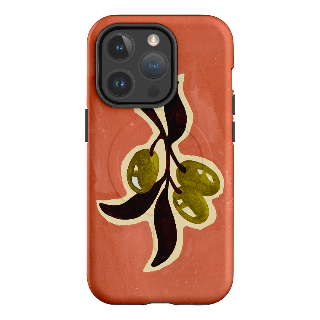 Olives Printed Phone Cases iPhone 14 Pro / Armoured MagSafe by Studio Bon - The Dairy