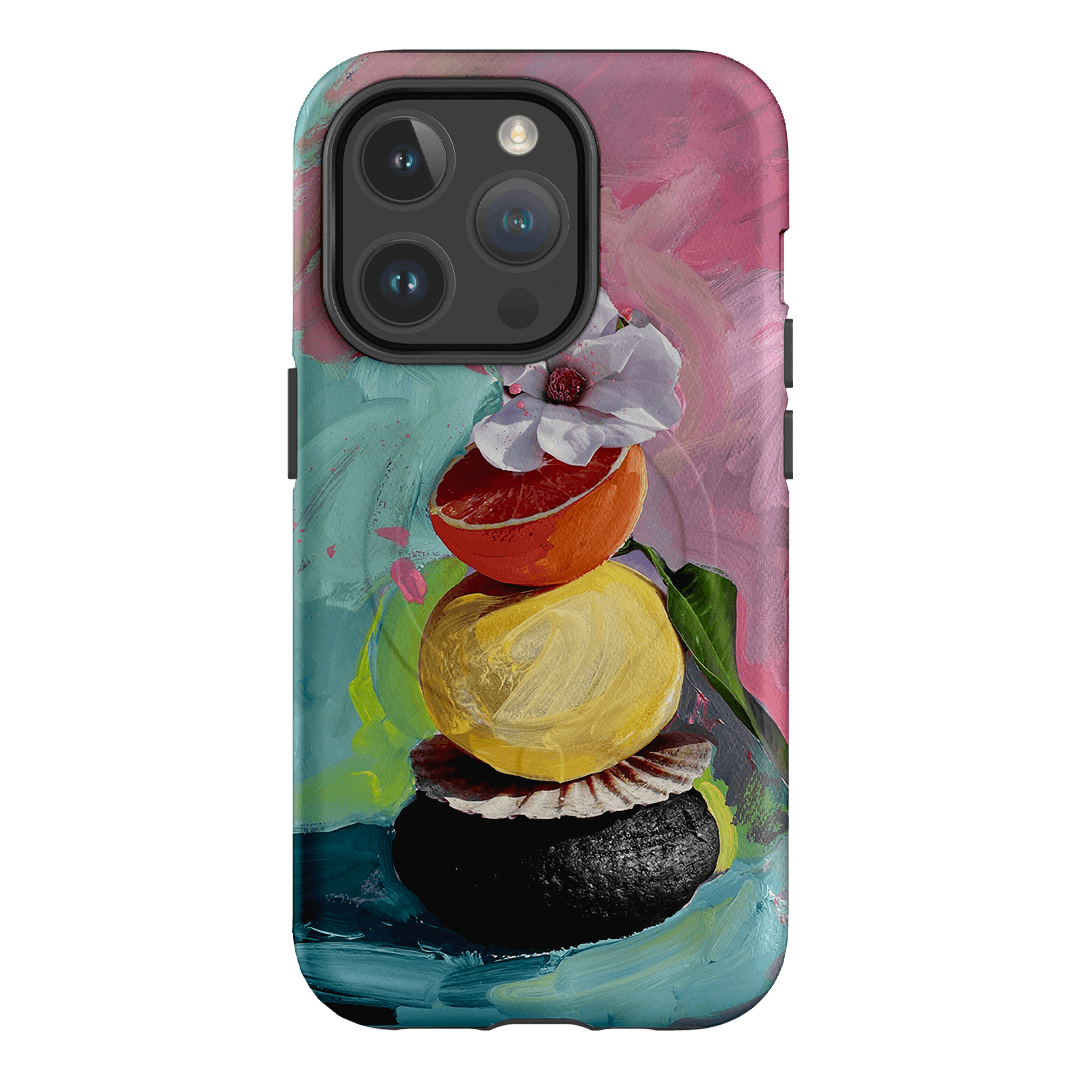 Pink Splash Printed Phone Cases iPhone 14 Pro / Armoured MagSafe by Nicole Nelius - The Dairy