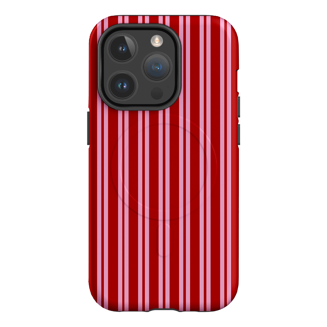 Punch Stripes Printed Phone Cases iPhone 14 Pro / Armoured MagSafe by The Dairy - The Dairy