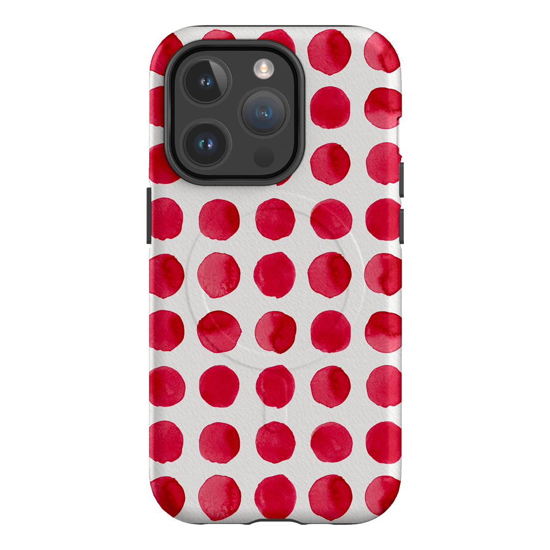 Spots in Red Printed Phone Cases by The Dairy - The Dairy