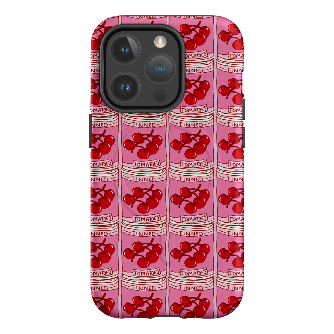 Tinned Tomatoes Printed Phone Cases iPhone 14 Pro / Armoured MagSafe by The Dairy - The Dairy