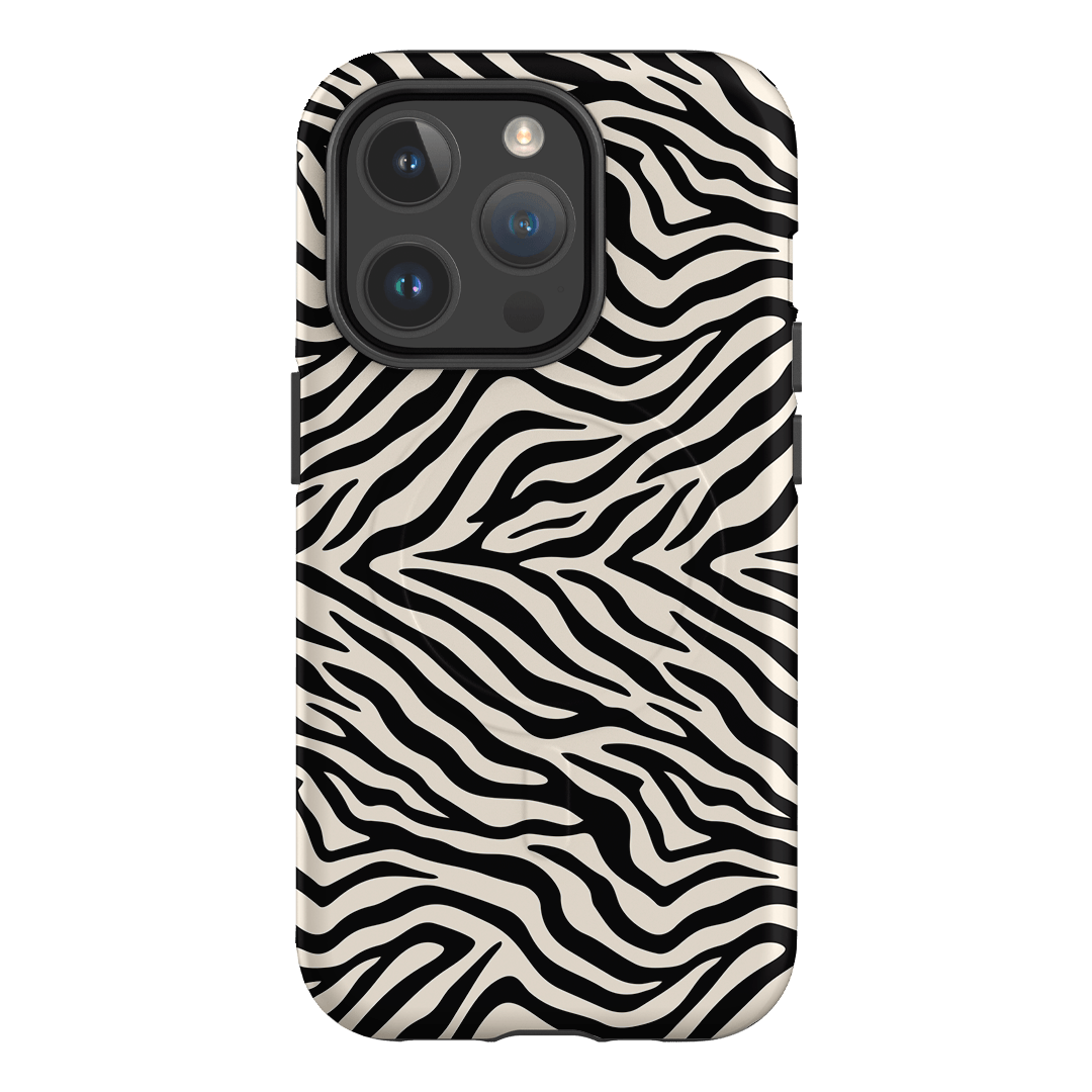 Zebra Ink Printed Phone Cases iPhone 14 Pro / Armoured MagSafe by The Dairy - The Dairy
