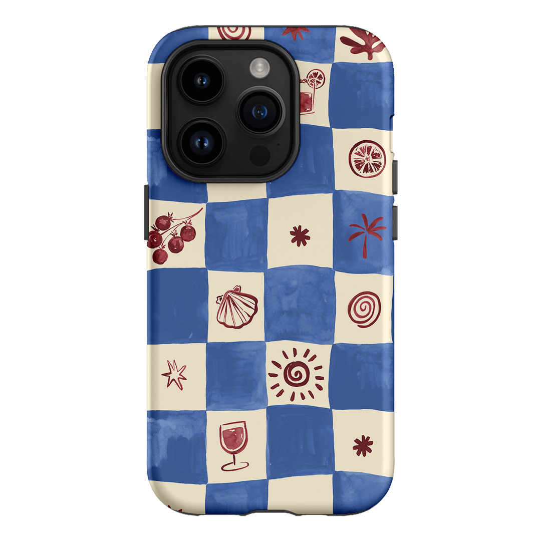 Afternoon Mezze Cornflower Printed Phone Cases iPhone 14 Pro / Armoured by Charlie Taylor - The Dairy