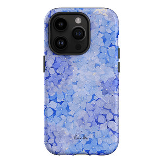 Hydrangea Blue Printed Phone Cases iPhone 14 Pro / Armoured by Kerrie Hess - The Dairy