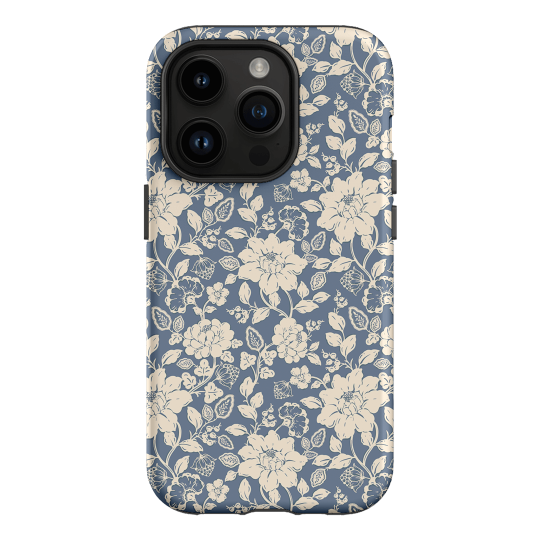Blue Garden Printed Phone Cases iPhone 14 Pro / Armoured by Kasiags Art - The Dairy