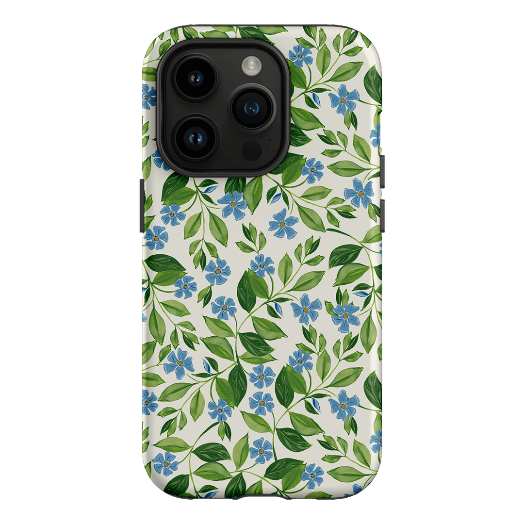 Blue Vines Printed Phone Cases iPhone 14 Pro / Armoured by Ellie Mae - The Dairy