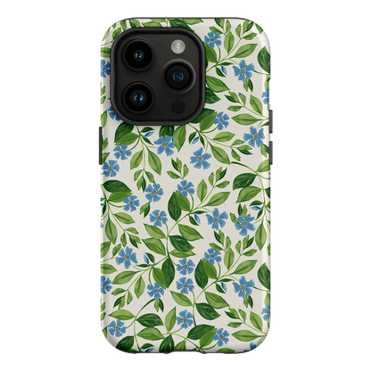 Blue Vines Printed Phone Cases iPhone 14 Pro / Armoured by Ellie Mae - The Dairy