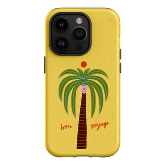 Bon Voyage Yellow Printed Phone Cases iPhone 14 Pro / Armoured by Marie Fauritte - The Dairy