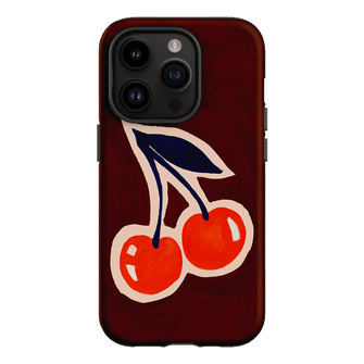 Cherries Printed Phone Cases iPhone 14 Pro / Armoured by Studio Bon - The Dairy