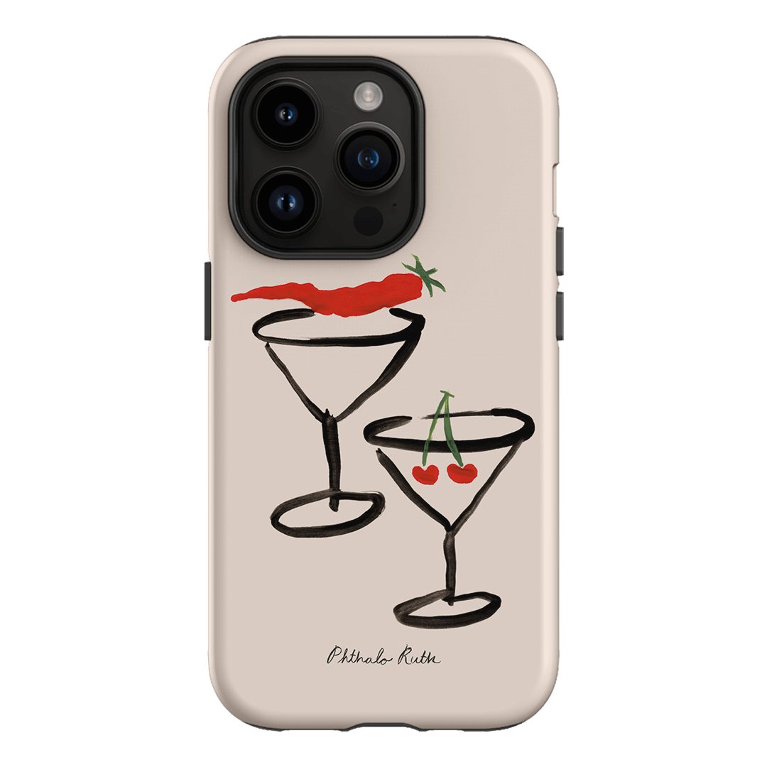 Chili Cherry Printed Phone Cases iPhone 14 Pro / Armoured by Phthalo Ruth - The Dairy