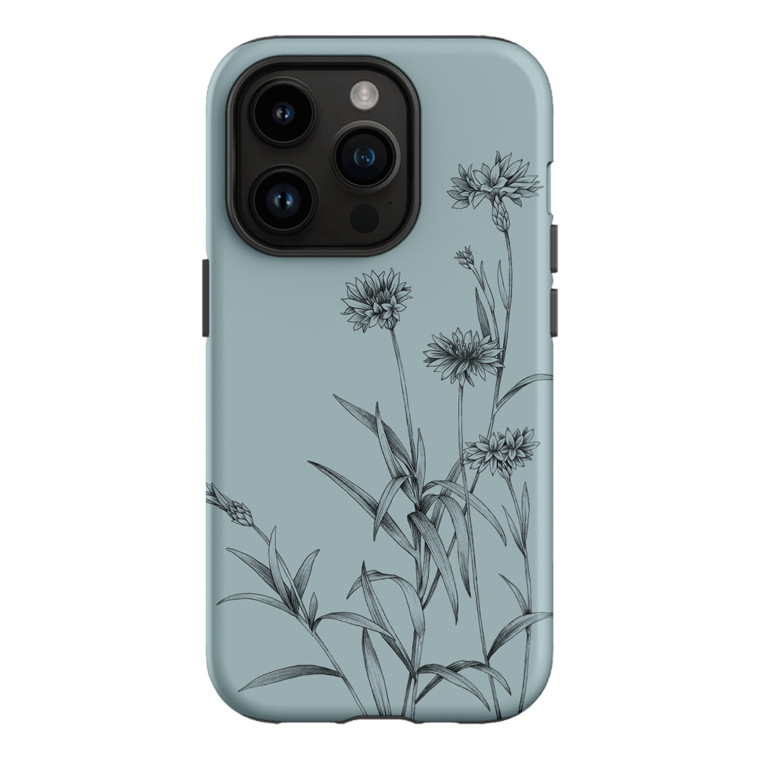 Cornflowers Study Printed Phone Cases iPhone 14 Pro / Armoured by Typoflora - The Dairy