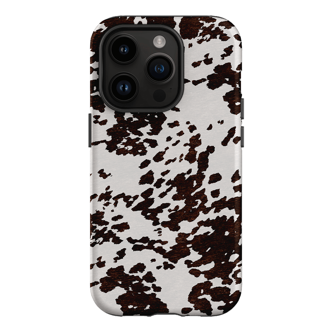 Cowhide Charm Printed Phone Cases iPhone 14 Pro / Armoured by The Dairy - The Dairy