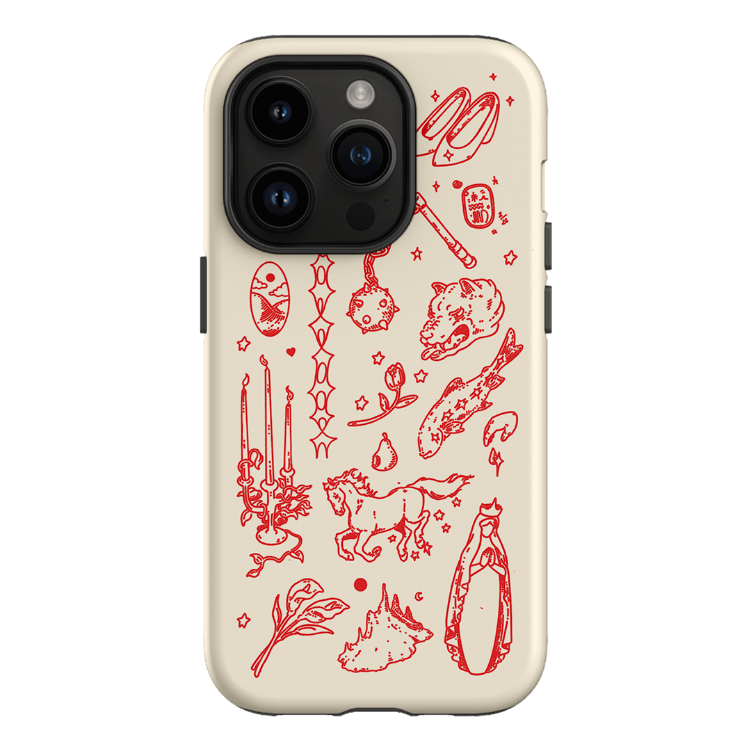 Dreamcore Cream Printed Phone Cases iPhone 14 Pro / Armoured by Easty Beasty - The Dairy