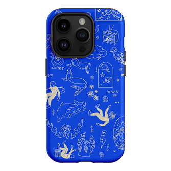 Easty Flash Blue Printed Phone Cases iPhone 14 Pro / Armoured by Easty Beasty - The Dairy