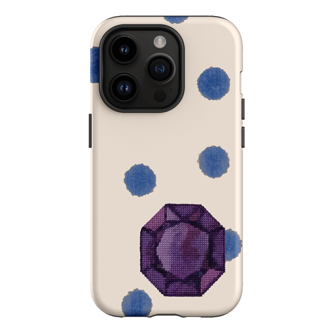 February Amethyst Printed Phone Cases iPhone 14 Pro / Armoured by Joiana - The Dairy
